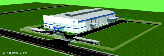 小松工業インドネシア 新工場予定図3